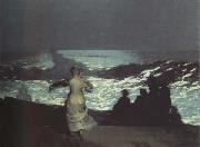 A Summer Night (mk43) Winslow Homer